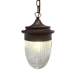 Lámpara colgante exterior metal Ø12 cm E27 - OULC0003