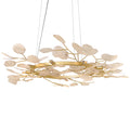 Lámpara colgante metal conchas bronce Ø92cm 9 luces G9 - LGLC0036