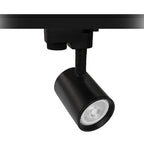 Foco riel metal negro Ø 5,5x14,6 cm GU10 - MUFO0055