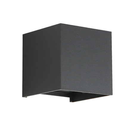 Apliqué led doble exterior ip54 2x3w 3000k negro modelo kapelle und