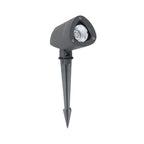 Estaca jardín aluminio gris IP65 4,5x21,2 cm LED 3W - MUES0002