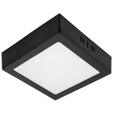 Cargar imagen en el visor de la galería, Plafón aluminio negro 30x30 cm LED 24W - BEPL0016
