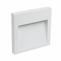 Apliqué aluminio blanco exterior IP 65 12x12 cm LED 6W - MUAP0017