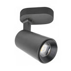 Foco metal negro Ø 4,5x9 cm LED 7W - MUFO0064