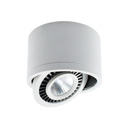 Foco sobrepuesto blanco basculante dimeable LED 9W - BEFO0009