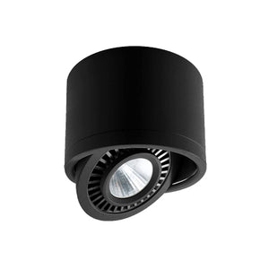 Foco sobrepuesto negro basculante LED 7W - BEFO0030
