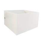 Apliqué aluminio blanco interior 10x6 cm LED 7W - MUAP0011