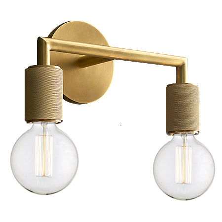 Apliqué metal bronce 21x16x17 cm 2 luces E27 - LGAP0056