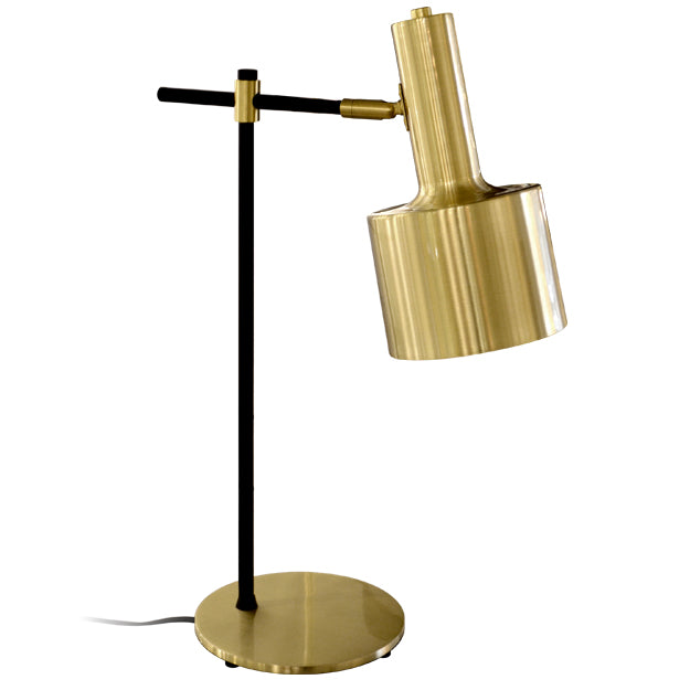 Lámpara sobre mesa metal negro bronce Ø14x53 cm E27 - LGLS0016