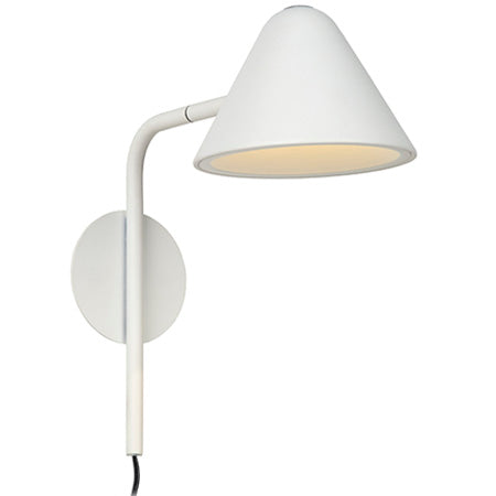 Aplique metal blanco Ø15x30 cm G9 - LGAP0069