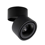 Foco sobrepuesto dimeable aluminio negro Ø 10 cm LED 12W - TOFO0005
