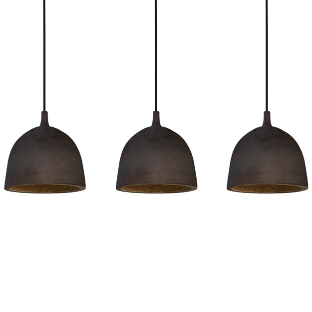 Lámpara colgante cerámica gres 3 luces E27 - A pedido - CKLC0010