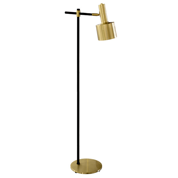 Lámpara de pie metal negro bronce E27