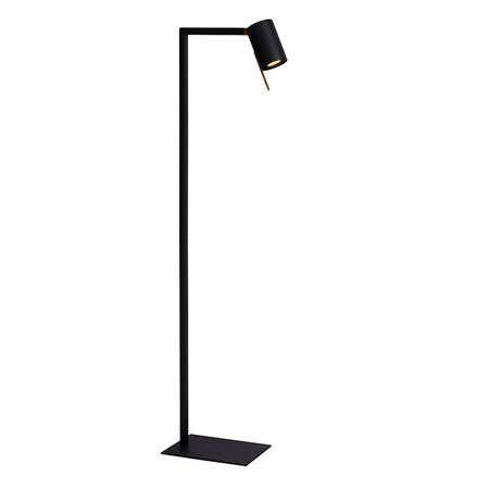 Lámpara de pie metal negro 28x1,30 cm GU10 - LULP0030