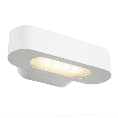 Apliqué aluminio blanco 21 cm LED 8W - SUAP0035
