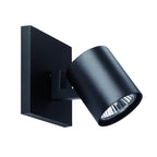 Foco sobrepuesto muro o techo aluminio negro GU10 50W - PHFO0034