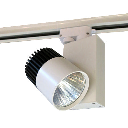 Foco riel aluminio blanco Ø 10x12 cm LED 30W - MUFO0017