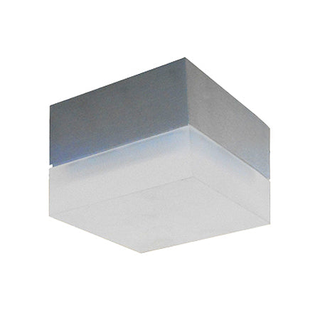Foco sobrepuesto aluminio niquel mate 8x6 cm LED 3W - LZFO0011