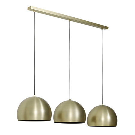 Lámpara colgante metal oro 1,20 cm 3 luces E27 - LLLC0166