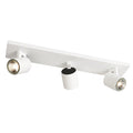 Foco aluminio blanco 3 luces 47,7 cm GU10 - PHRE0011