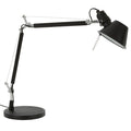 Lámpara sobremesa metal articulado negro E27 - LGLS0022