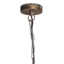 Cargar imagen en el visor de la galería, Lámpara colgante metal bronce envejecido Ø36,5 cm E27 - PTLC0008
