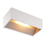 Apliqué aluminio blanco 11,2x9x8 cm LED 9W - MUAP0003