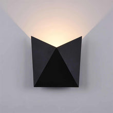 Cargar imagen en el visor de la galería, Apliqué metal negro luz indirecta LED 7W - ANAP0006
