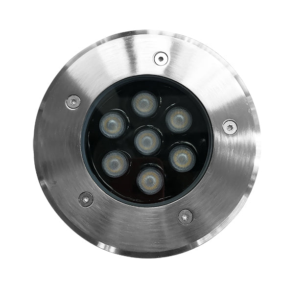 Foco piso acero exterior LED 7W - ANFO0011
