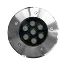 Foco piso acero exterior LED 7W - ANFO0011