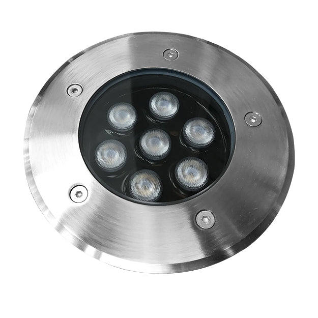 Foco piso acero exterior LED 7W - ANFO0011