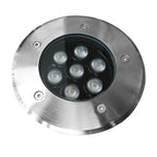 Foco piso acero exterior LED 7W - ANFO0011