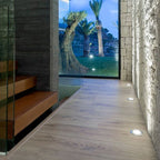 Foco piso acero exterior LED 7W - ANFO0011