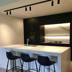 Foco metal negro para riel magnético LED 20W - ARFO0013