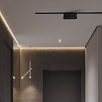 Foco metal negro para riel magnético LED 6W - ARFO0015