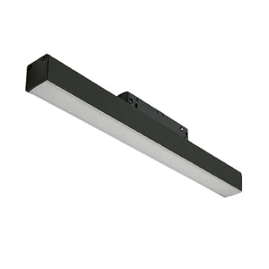 Foco metal negro para riel magnético LED 7,2W - ARFO0009