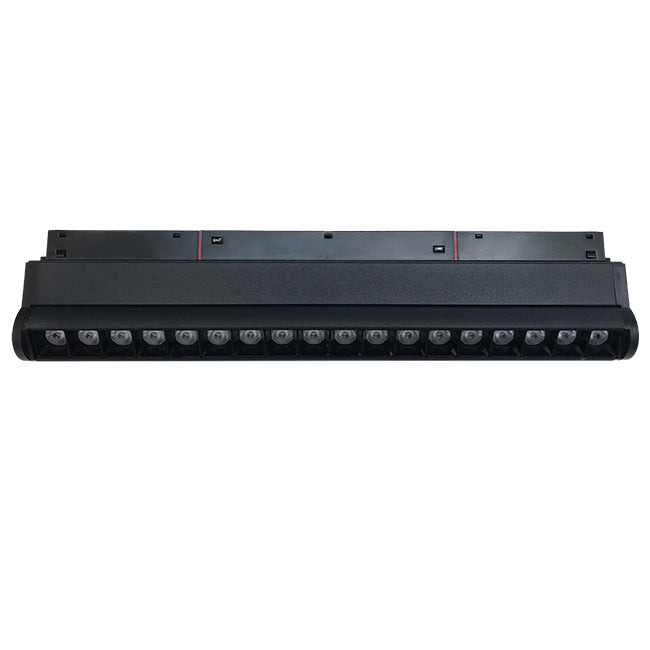 Foco metal negro para riel magnético LED 18W - ARFO0017