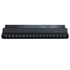 Foco metal negro para riel magnético LED 18W - ARFO0017