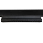 Foco metal negro para riel magnético LED 18W - ARFO0017