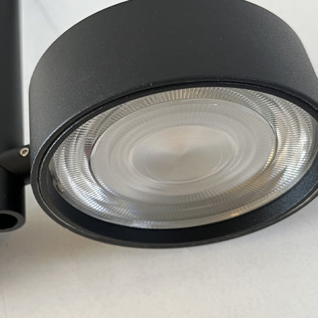 Foco doble magnético para riel metal negro LED 2 x 8W - ARFO0021