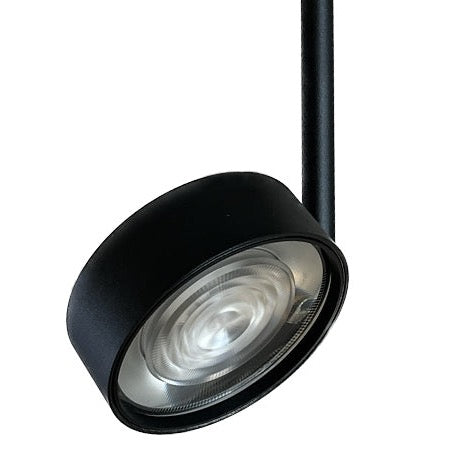 Foco dirigible magnético para riel metal negro LED 14W - ARFO0022