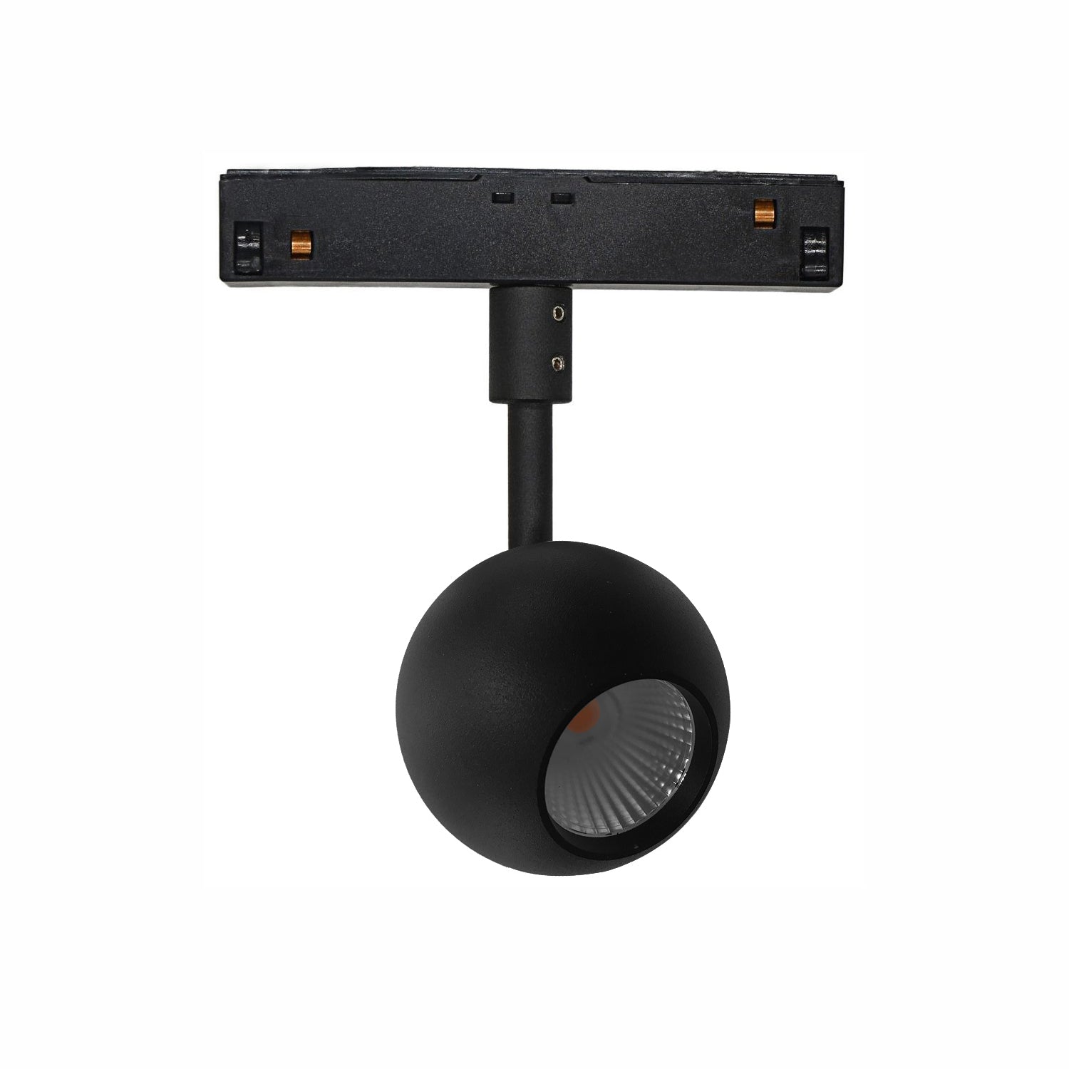 Foco metal negro para riel magnético LED 8,5W - ARFO0023