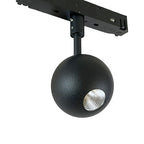 Foco metal negro para riel magnético LED 4,5W - ARFO0024