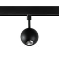 Foco metal negro para riel magnético LED 4,5W - ARFO0024