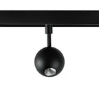 Foco metal negro para riel magnético LED 4,5W - ARFO0024