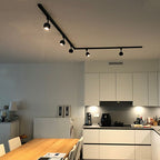Foco metal negro para riel magnético LED 4,5W - ARFO0024