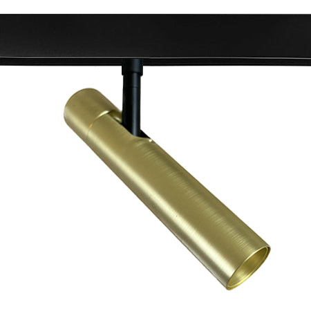 Foco riel magnético aluminio color oro LED 4,5W - ARFO0026
