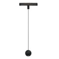 Lámpara colgante para riel magnético aluminio negro Ø8x1,56 cm LED 7W - ARLC0044