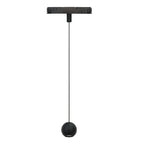 Lámpara colgante para riel magnético aluminio negro Ø8x1,56 cm LED 7W - ARLC0044