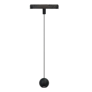 Lámpara colgante para riel magnético aluminio negro Ø7x1,55 cm LED 8.5W - ARLC0012